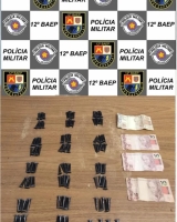 12° BAEP de Araçatuba prende indivíduo por tráfico de drogas, alvo de combate ao crime bairro Paraíso