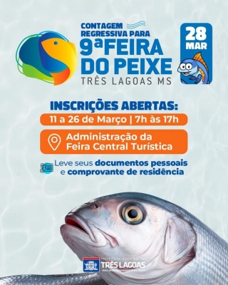 Atenção, amantes de peixes e frutos do mar de Três Lagoas !