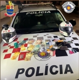Polícia Militar de Andradina prende 02 indivíduos no bairro Benfica por tráfico e posse ilegal de arma