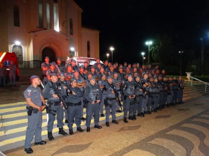 28º Batalhão de Andradina faz treinamento e simulação de atendimento de ocorrência