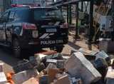 Terceira Delegacia incinera 02 toneladas de drogas apreendidas em operações contra o tráfico em Três Lagoas