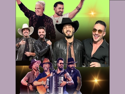 Guaraçaí antecipa super grade de shows da Festa do Abacaxi e do Peão que ocorrerá em outubro