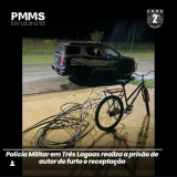 Polícia Militar de Três Lagoas faz prisão de autor de furto e receptação