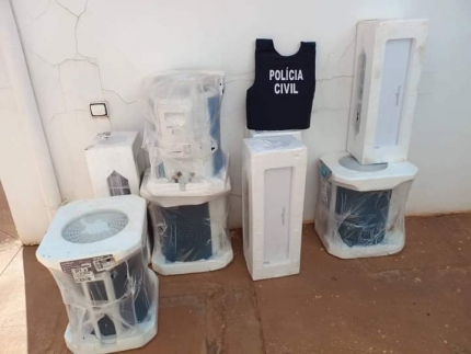 EM BRASILÂNDIA MS, POLICIA CIVIL COM APOIO DA POLICIA MILITAR IDENTIFICA AUTORES E RECUPERA PRODUTOS FURTADOS