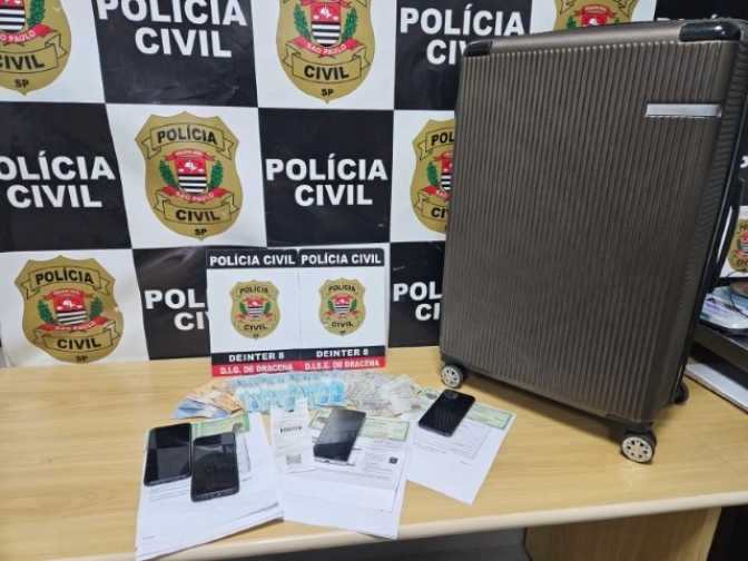 OPERAÇÃO “FALSO CORRENTISTA”: POLÍCIA CIVIL PRENDE HOMEM SUSPEITO DE TENTAR APLICAR GOLPE COM DOCUMENTOS FALSOS EM AGÊNCIA BANCÁRIA DE DRACENA
