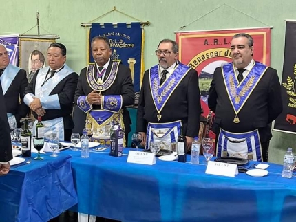 Grande Loja Maçônica do Estado de São Paulo faz jantar ritualístico na 35° Região