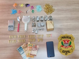 Mulher é presa pela Polícia Civil com drogas em Brejo Alegre