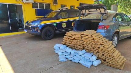 Polícia Rodoviária Federal apreende 327,2 kg de maconha na BR 158 em Três Lagoas