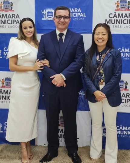 Diretora do Hospital Auxiliadora participa da posse do Prefeito de Três Lagoas