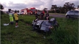 Acidente na Rodovia Marechal Rondon: 5 Vítimas após Capotamento de Fiat Mobi em Castilho