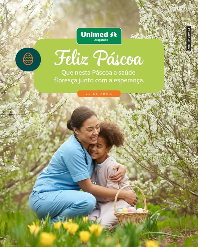 Unimed Araçatuba através da comissão social celebrou a Páscoa de um jeito especial
