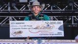 Peão de Água Clara, Lauro Nunes, é o campeão do 17º Rodeio União em Brasilândia