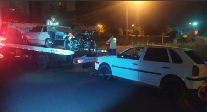 Polícia Militar realiza apreensão e autuações em grupo realizando “algazarra” na Pompeu em Araçatuba
