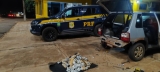 Polícia Rodoviária Federal de Água Clara apreende 42 Kg de haxixe