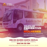 EM ANDRADINA COLETA DO PREVENTIVO ACONTECE NO JARDIM SANTA CECÍLIA À PARTIR DE SEGUNDA (28)