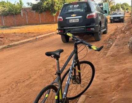 1º DP de Três Lagoas recupera bicicleta roubada nas proximidades do Exército