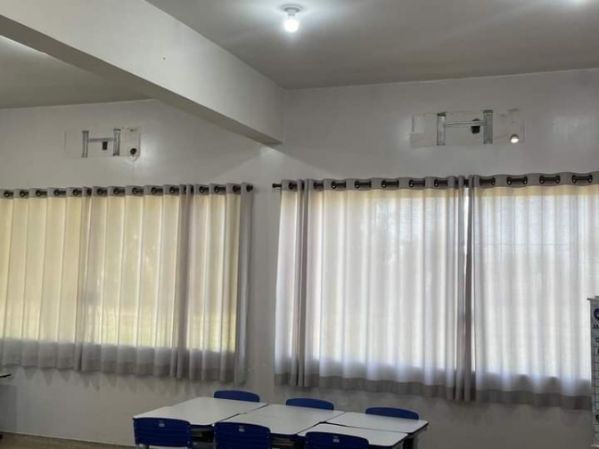 Ladrões roubam ar condicionado em escola do bairro rural do Timboré em Andradina