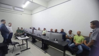EM DRACENA EQUIPE TÉCNICA DA CENTRAL DE MONITORAMENTO DE CÂMERAS E REPRESENTANTES DAS FORÇAS DE SEGURANÇA PARTICIPAM DE TREINAMENTO
