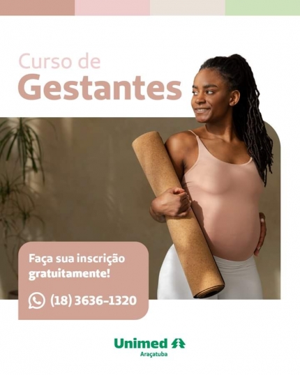 UNIMED ARAÇATUBA OFERECE CURSO DE GESTANTE