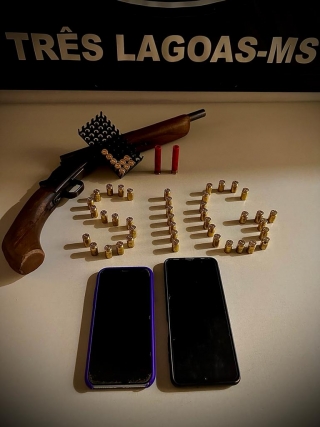 Polícia Civil prende em flagrante homem de 59 anos por Posse de Arma de Fogo e Munições em Três Lagoas