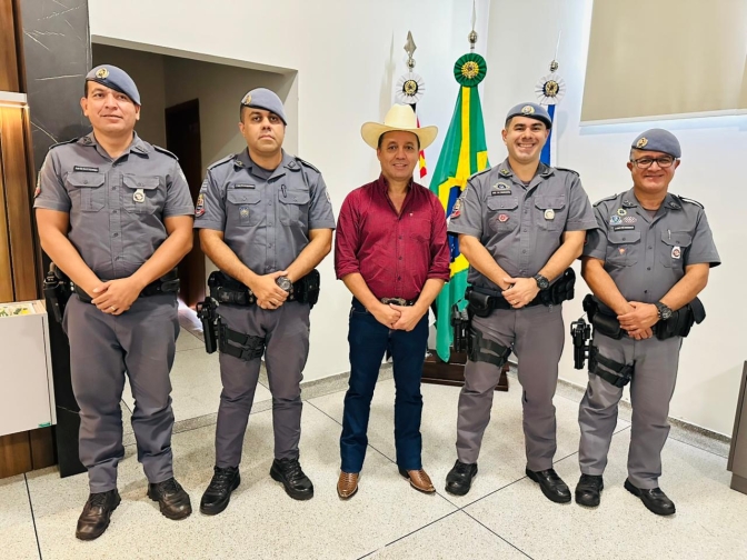 Polícia Militar faz visita ao Prefeito Municipal de Nova Independência