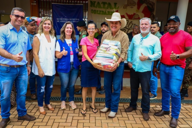 Prefeitura de Três Lagoas inicia distribuição de mais de 4.500 cestas da Campanha Natal Solidário 2022