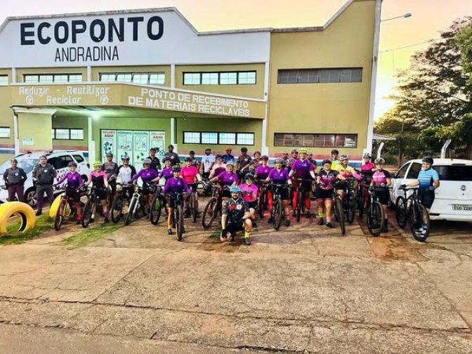 Ciclistas realizam passeio para marcar o Dia Mundial do Down em Andradina
