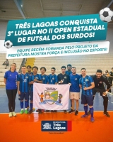 CONQUISTA HISTÓRICA DA EQUIPE DE FUTSAL DE SURDOS DE TRÊS LAGOAS !