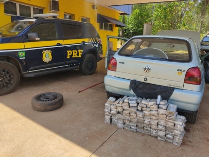 Polícia Rodoviária Federal de Três Lagoas apreende 96 Kg de maconha