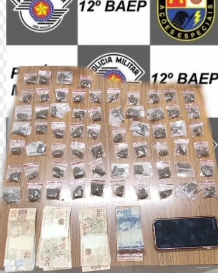 BAEP de Araçatuba prende indivíduo por tráfico de drogas, alvo de combate ao crime bairro Porto Real