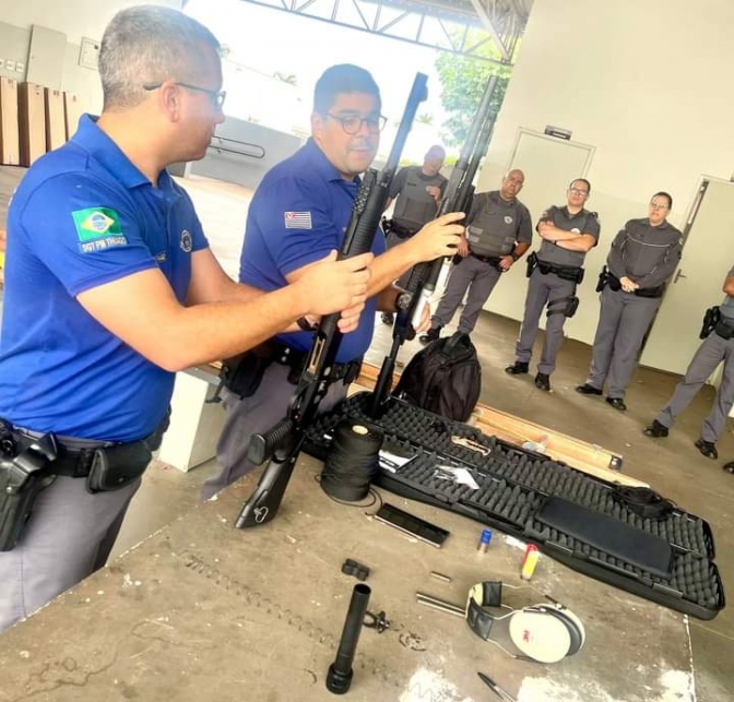 28º BPM/I DE ANDRADINA RECEBE NOVOS ARMAMENTOS