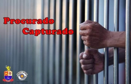 POLÍCIA MILITAR CAPTURA INDIVÍDUO PROCURADO PELA JUSTIÇA EM SÃO JOÃO DO PAU D’ALHO