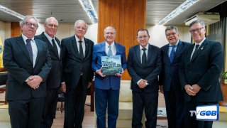 Grão-Mestre Geral do GOB e comitiva são recebidos em audiência com o Vice-Presidente da República Geraldo Alckmin