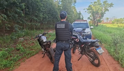 Polícia Militar de Três Lagoas recupera 02 motocicletas furtadas