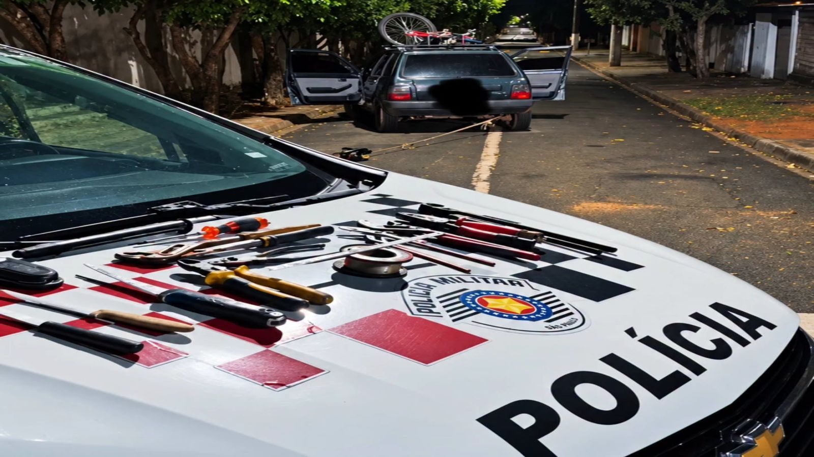 Polícia Militar de Andradina prende homem após furto de cabos telefônicos na Vila São João