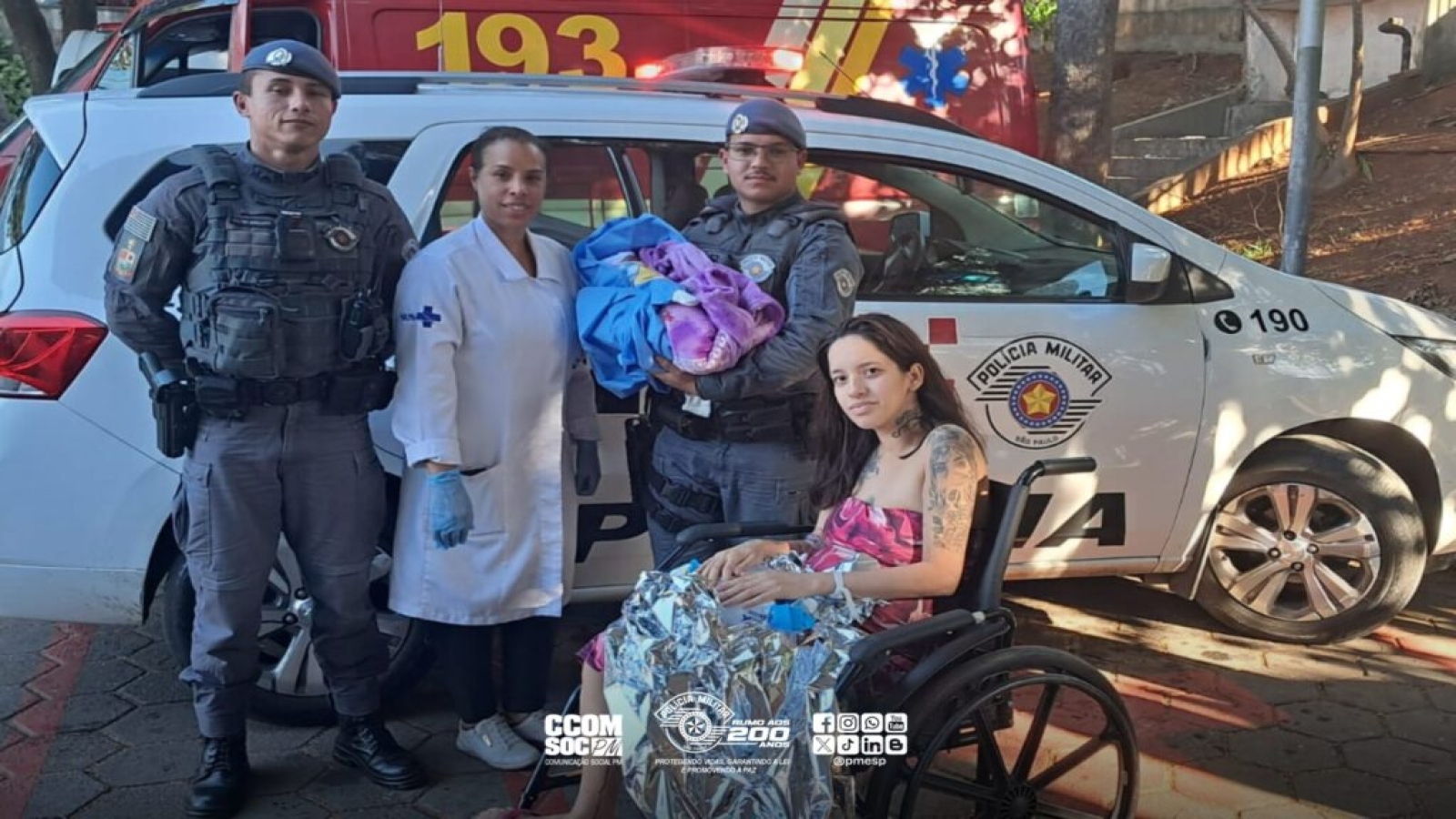 Policiais militares auxiliam parto de emergência e garantem nascimento seguro de bebê na zona leste de São Paulo